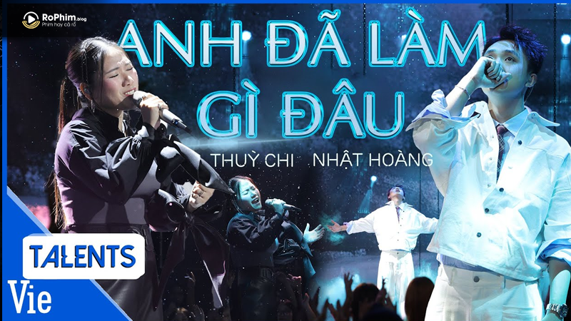 Thùy Chi và Nhật Hoàng cùng trình diễn "Anh Đã Làm Gì Đâu" tại Vie Talents.