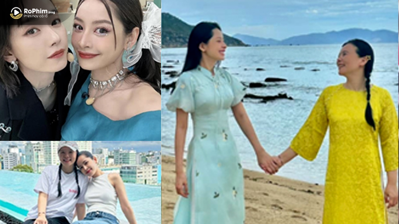Chi Pu có nhiều thân thiết với nhiều ngôi sao nổi tiếng ở Trung Quốc như Cung Lâm Na, Huỳnh Hiểu Minh, Lưu Nhã Sắt