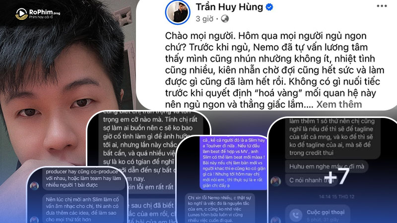 Producer Nemo đăng bài tố Trang Pháp thiếu tôn trọng chất xám trên mạng xã hội.