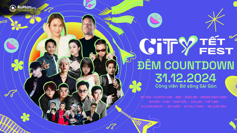 Dàn nghệ sĩ sẽ tham gia vào đêm nhạc hội City Tết Fest 2025 khiến người hâm mộ hào hứng
