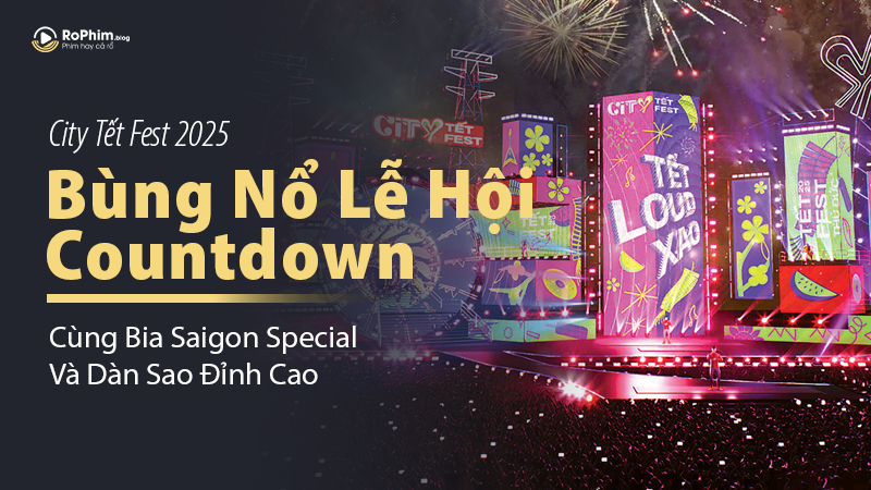Sân khấu hoành tráng của City Tết Fest 2025