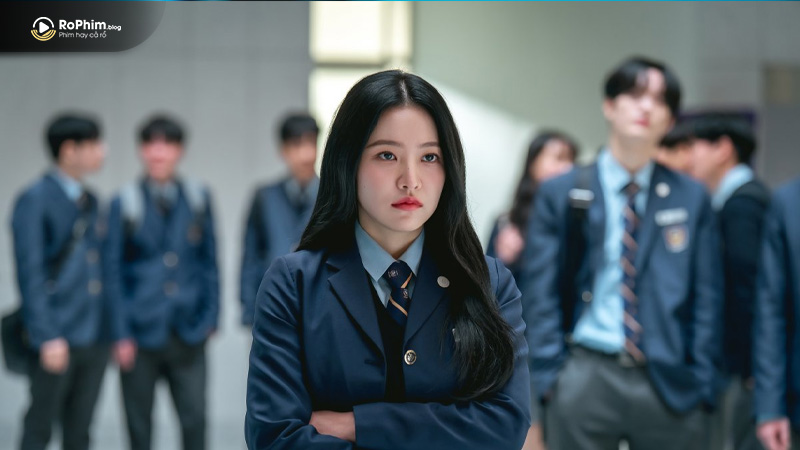 Baek Je Na trong Bitch x Rich 2: nữ hoàng lạnh lùng giằng xé giữa cảm xúc và quyền lực.