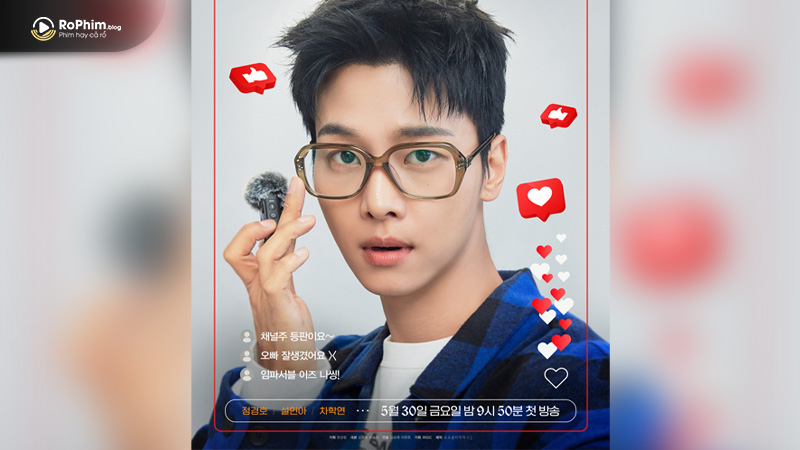 Cha Hak Yeon vai Ko Gyeon U, một Youtuber xuất phát từ nghề phóng viên